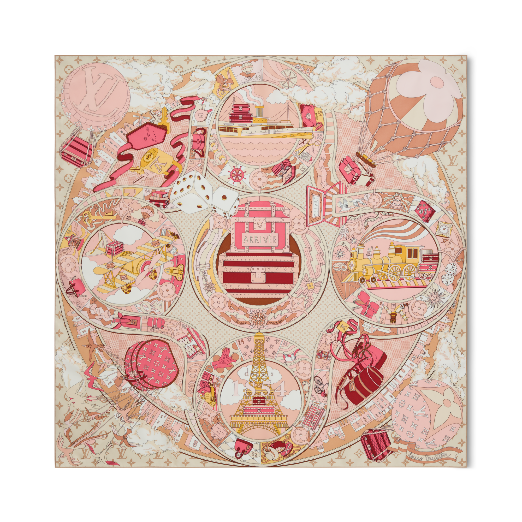 【Louis Vuitton】ルイヴィトン カレ90LV ジャーニー カレ90・LV ジャーニー S00｜ルイ・ヴィトン 公式サイト - M96829